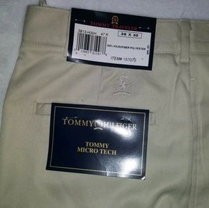 Tommy Hilfiger Khaki Dress Pant 100% Microfiber